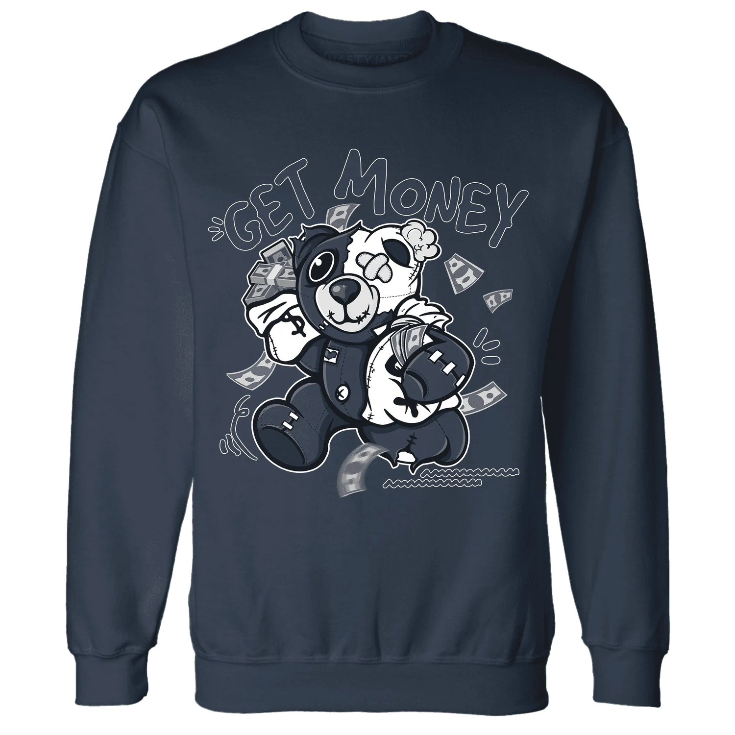 White-Navy-6s-Sweatshirt-Match-Get-Money-BER