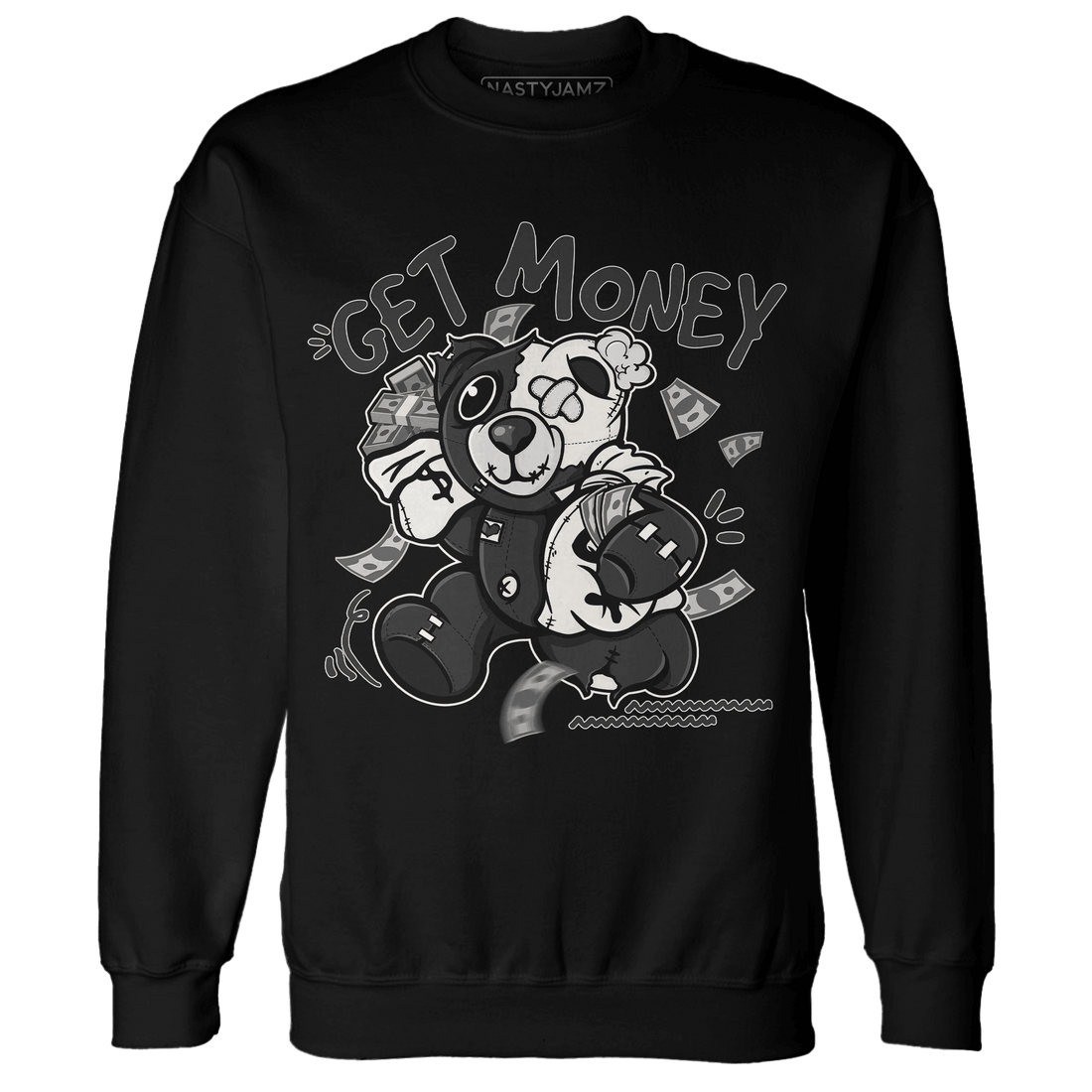 Jumman Jack University Red Sweatshirt Match Get Money BER - NastyJamz