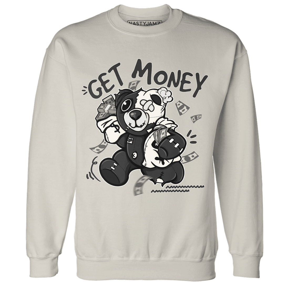 Jumman Jack University Red Sweatshirt Match Get Money BER - NastyJamz