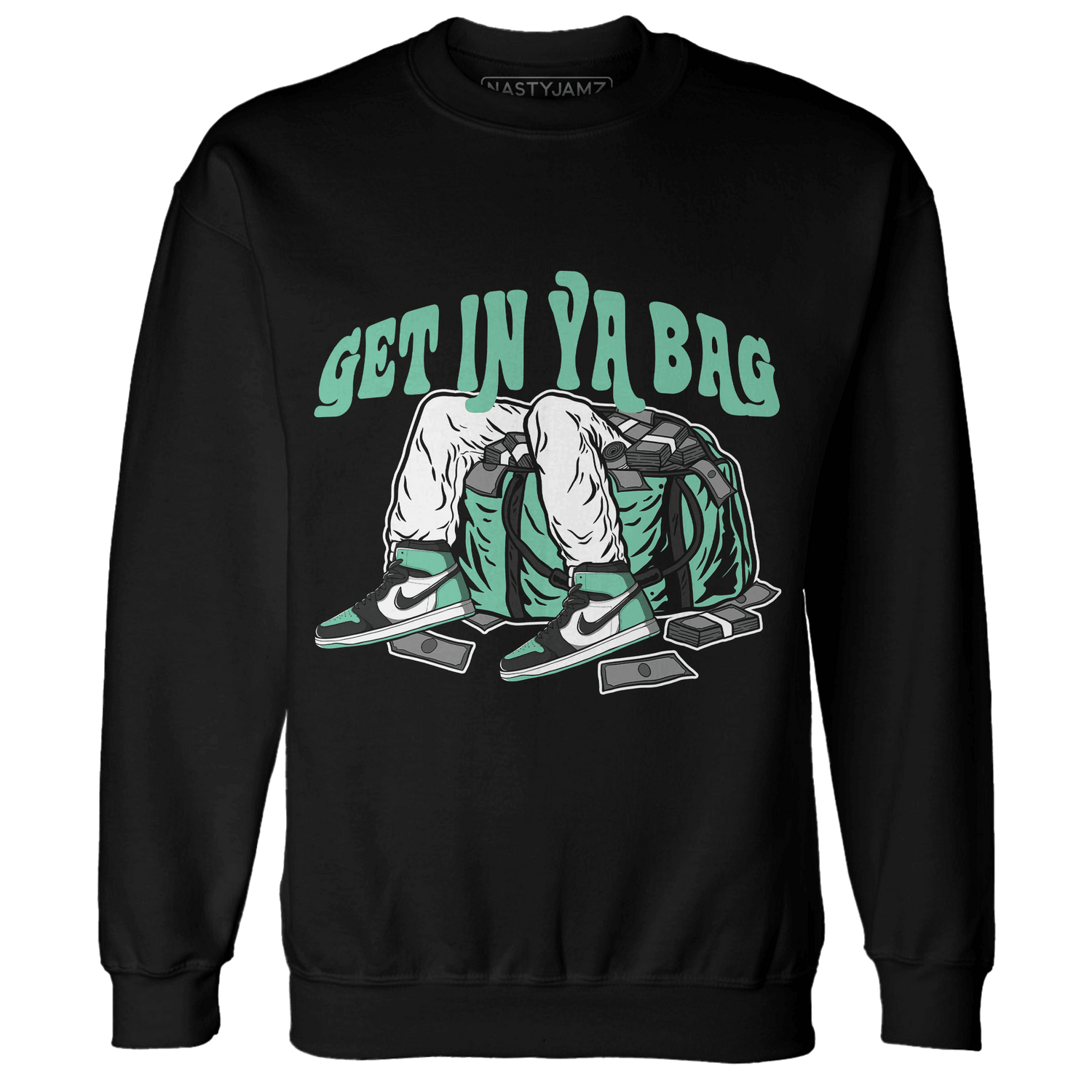 High OG Green Glow 1s Sweatshirt Match Get Ya In Bag - NastyJamz