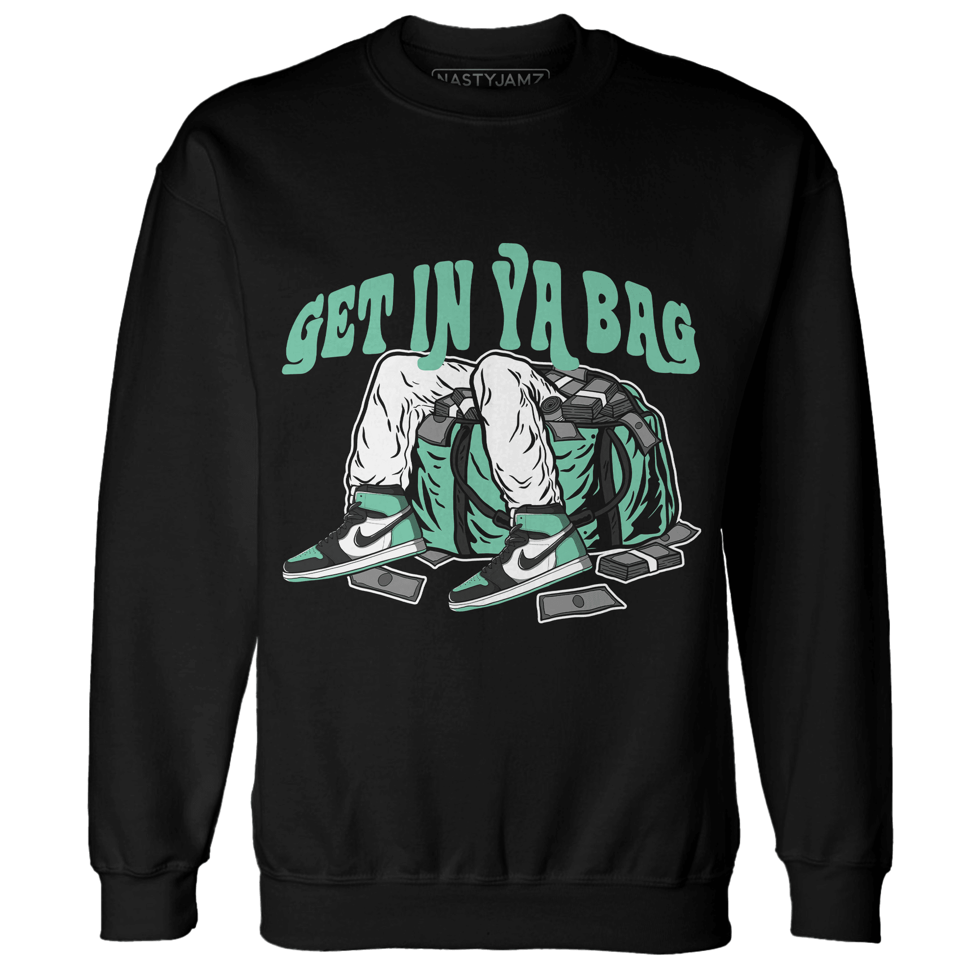 High OG Green Glow 1s Sweatshirt Match Get Ya In Bag - NastyJamz