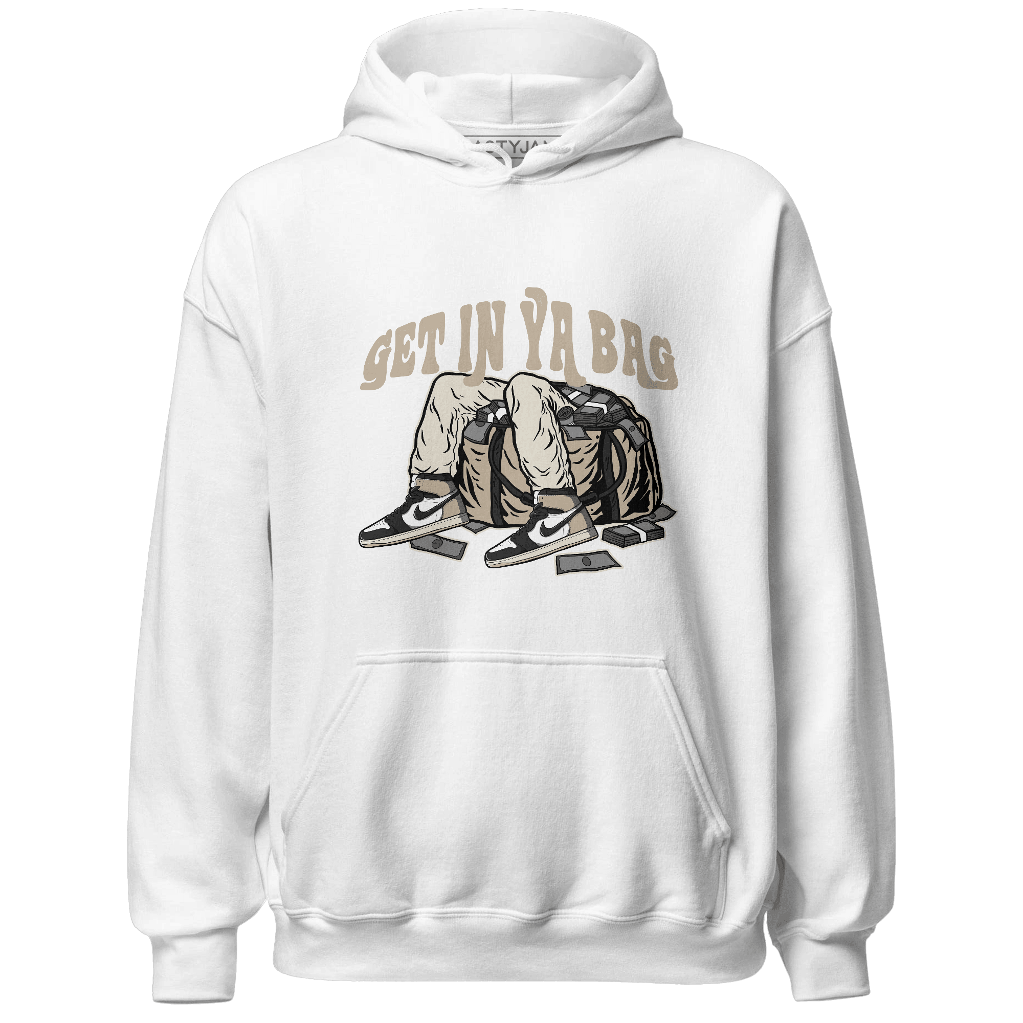 Latte 1s Hoodie Match Get Ya In Bag - NastyJamz