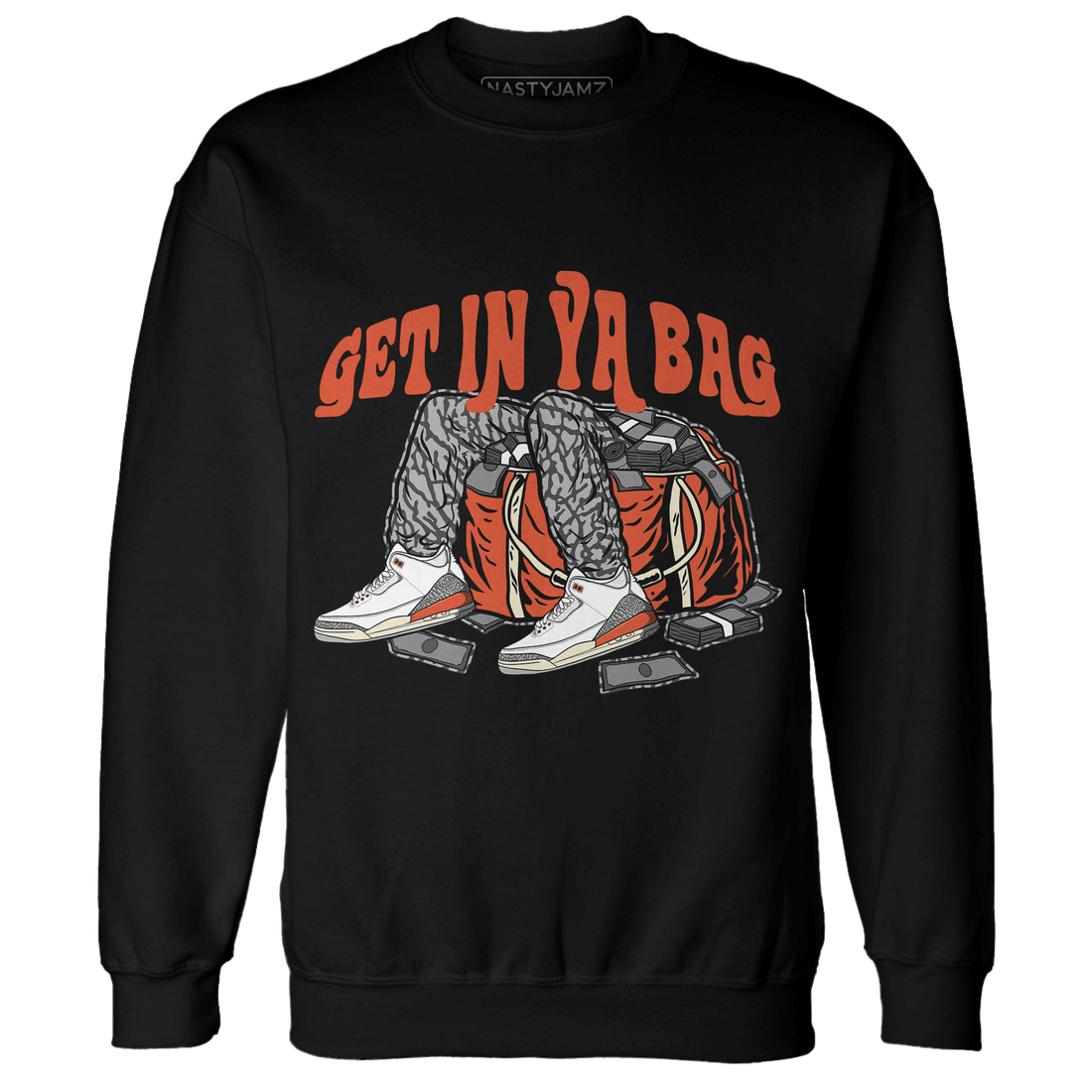 Georgia Peach 3s Sweatshirt Match Get Ya In Bag - NastyJamz
