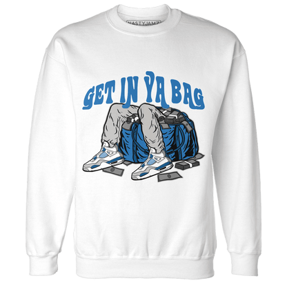 Industrial Blue 4s Sweatshirt Match Get Ya In Bag - NastyJamz