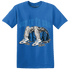 Industrial Blue 4s T Shirt Match Get Ya In Bag - NastyJamz