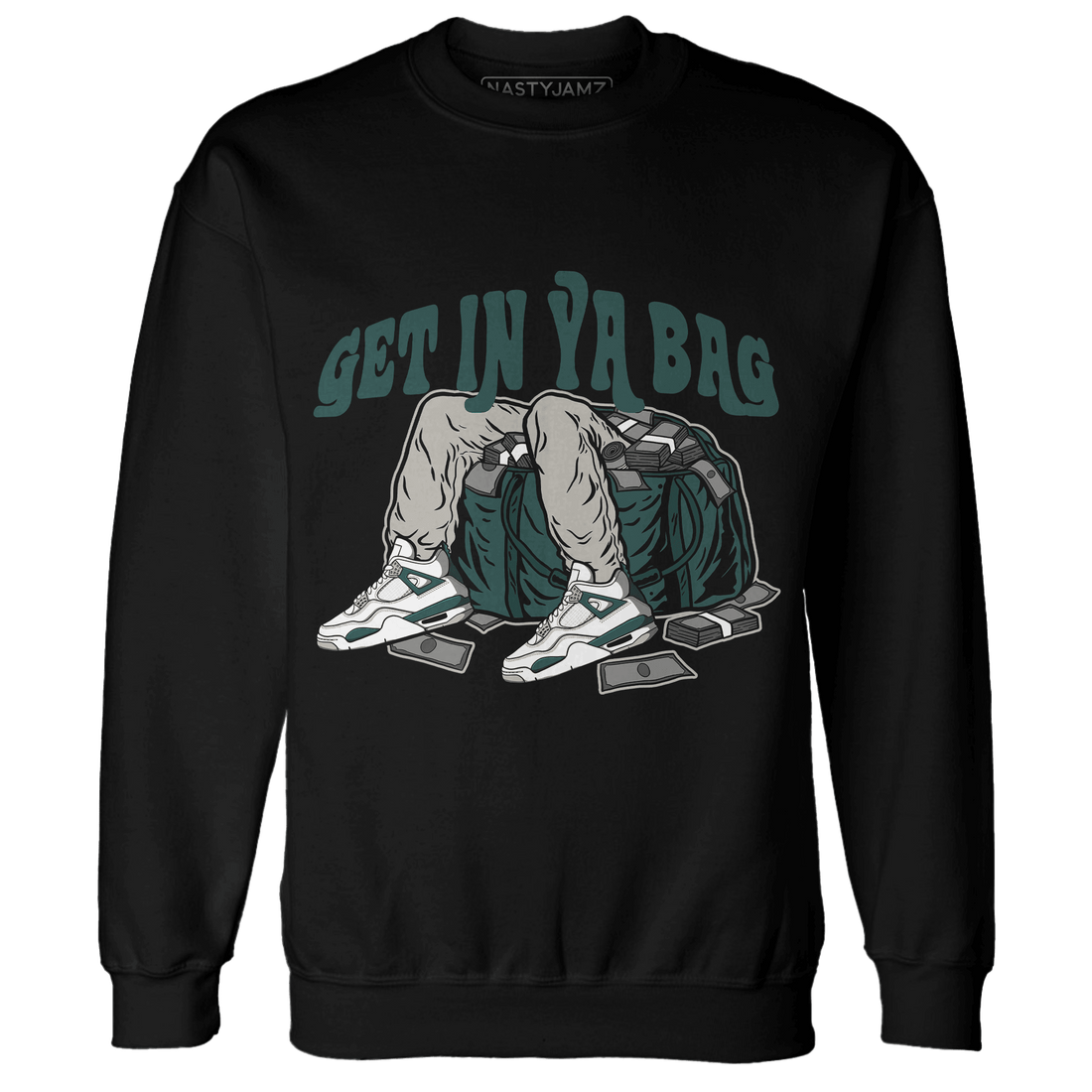 Oxidized Green 4s Sweatshirt Match Get Ya In Bag - NastyJamz