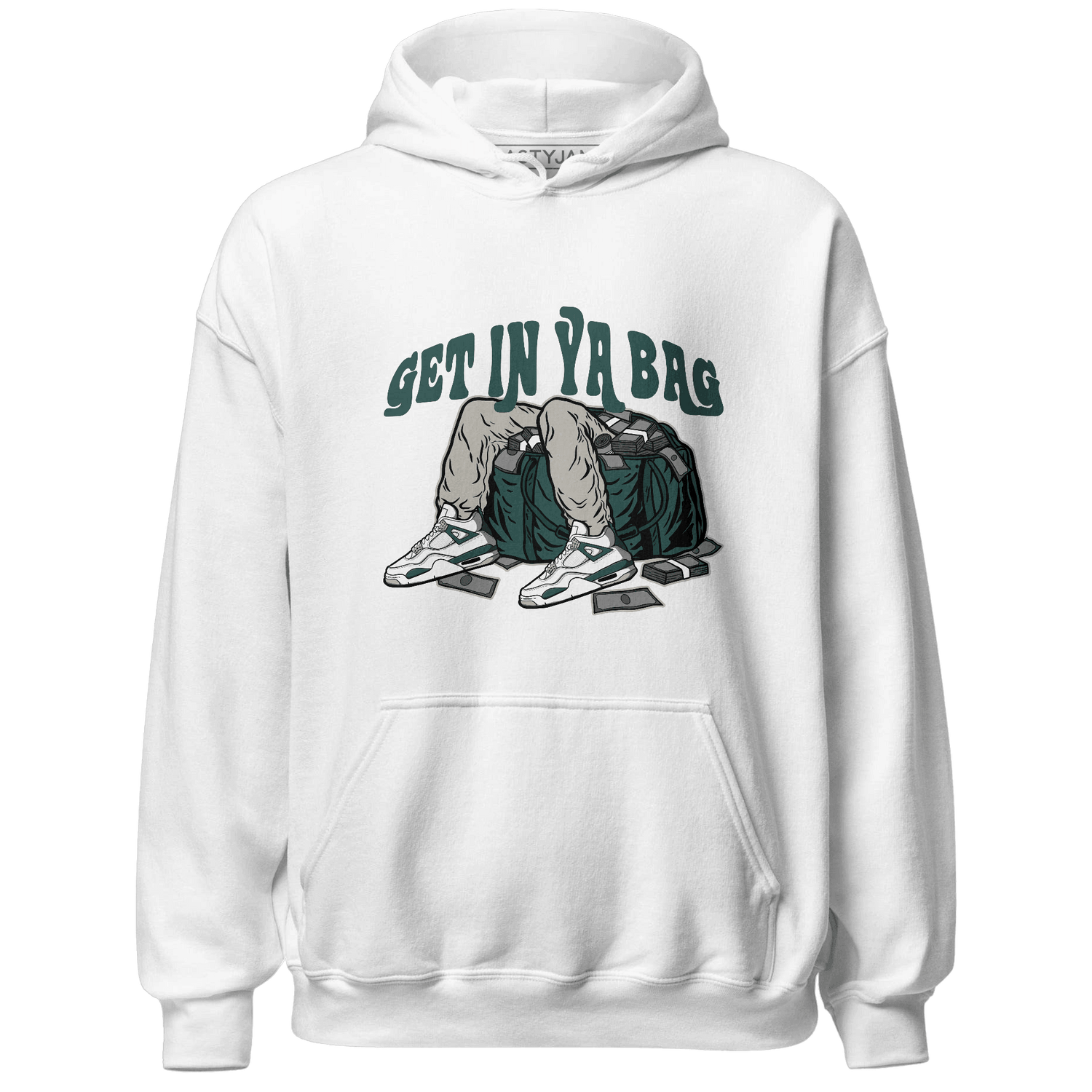 Oxidized Green 4s Hoodie Match Get Ya In Bag - NastyJamz