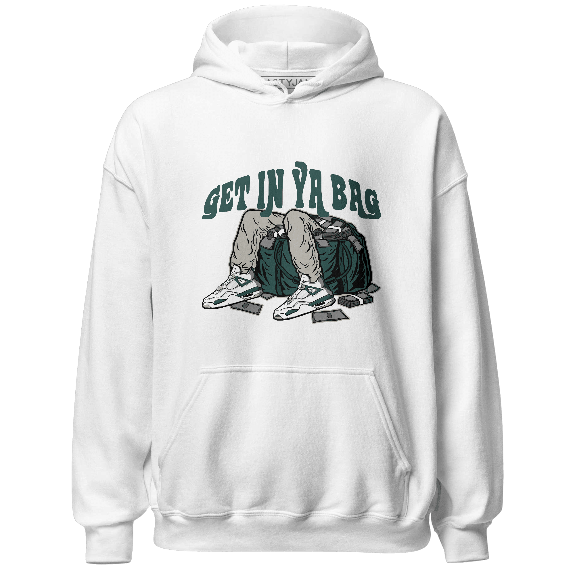 Oxidized Green 4s Hoodie Match Get Ya In Bag - NastyJamz