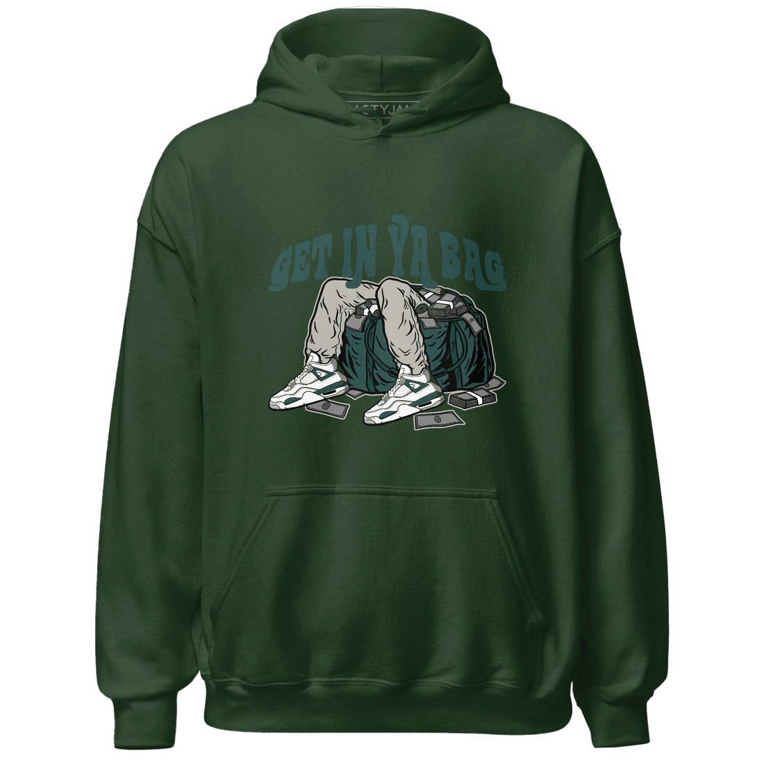 Oxidized Green 4s Hoodie Match Get Ya In Bag - NastyJamz