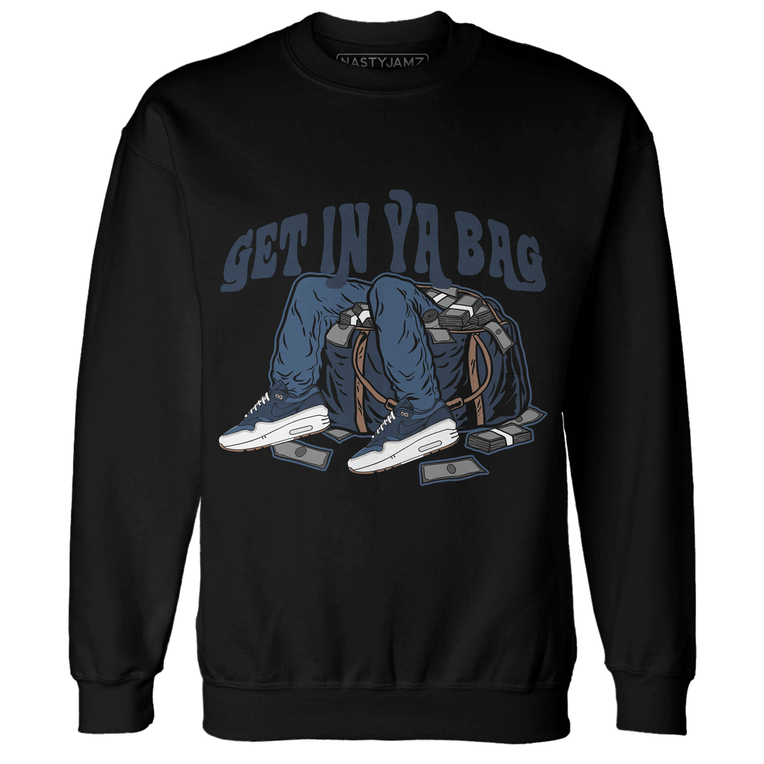AM 1 86 Jackie Robinson Sweatshirt Match Get Ya In Bag - NastyJamz