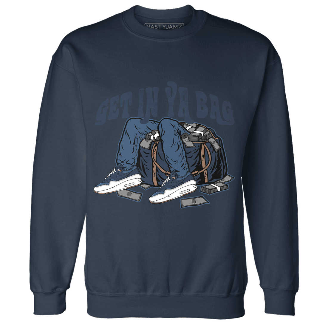 AM 1 86 Jackie Robinson Sweatshirt Match Get Ya In Bag - NastyJamz