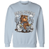 Mid Diffused Blue Grey 1s Sweatshirt Match Goal Digger Planner - NastyJamz