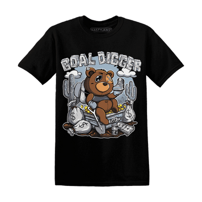 Mid Diffused Blue Grey 1s T Shirt Match Goal Digger Planner - NastyJamz
