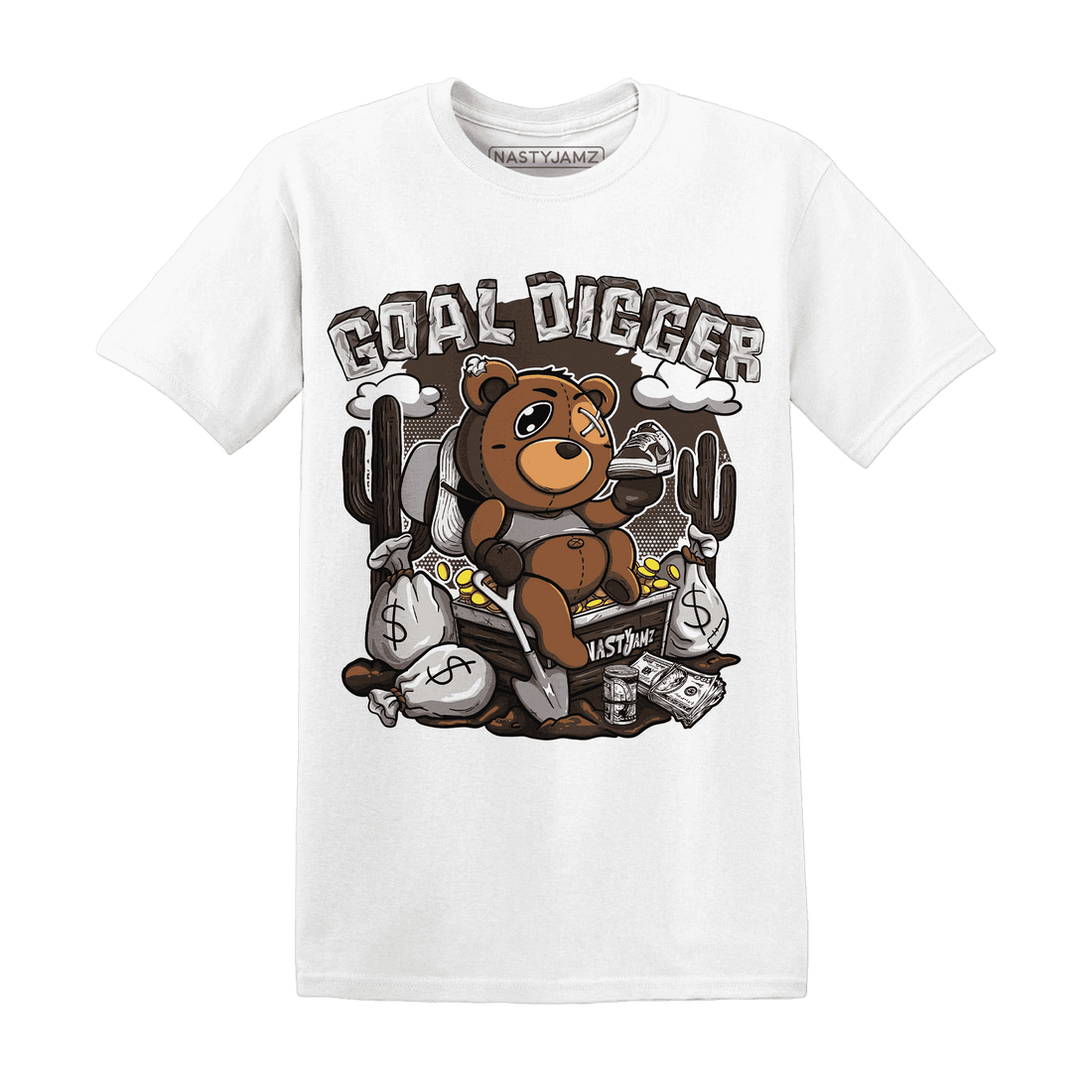 Dunk Low Baroque Brown T Shirt Match Goal Digger Planner - NastyJamz