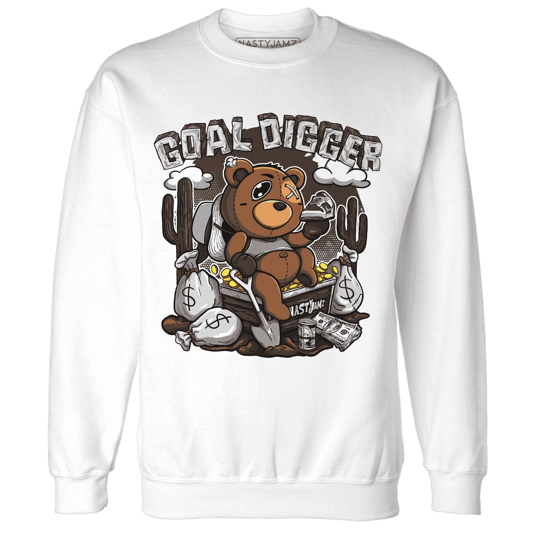 Dunk Low Baroque Brown Sweatshirt Match Goal Digger Planner - NastyJamz