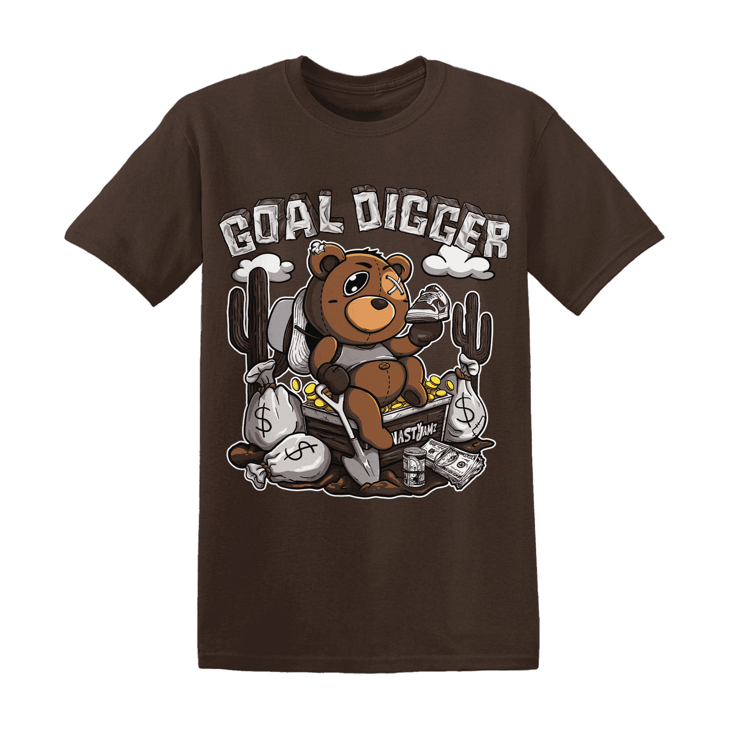 Dunk Low Baroque Brown T Shirt Match Goal Digger Planner - NastyJamz