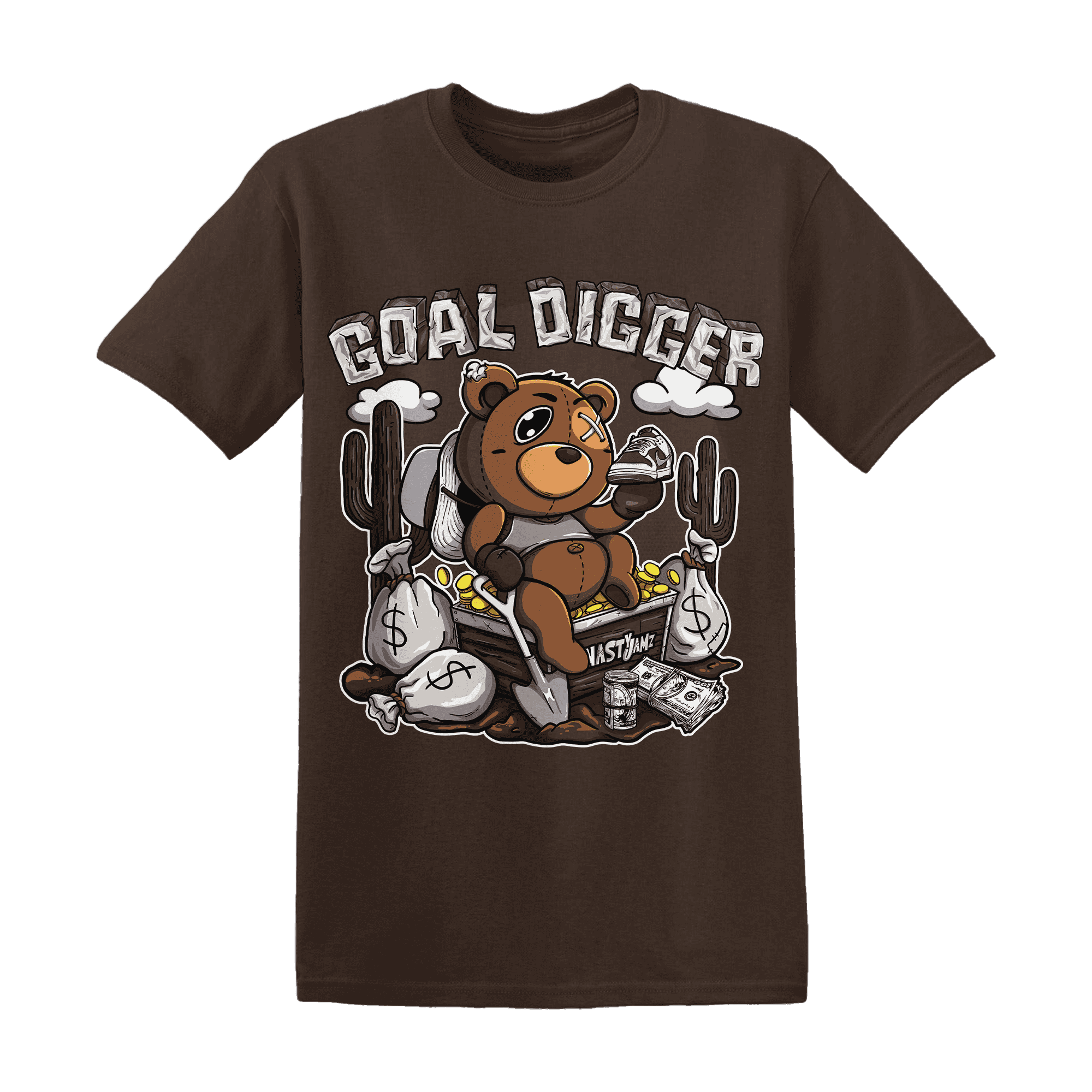 Dunk Low Baroque Brown T Shirt Match Goal Digger Planner - NastyJamz