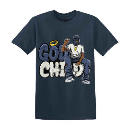 Low-Diffused-Blue-11s-T-Shirt-Match-God-Child