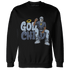 Mid Diffused Blue Grey 1s Sweatshirt Match God Child - NastyJamz
