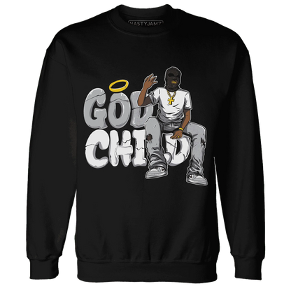 Wolf-Grey-1s-Sweatshirt-Match-God-Child