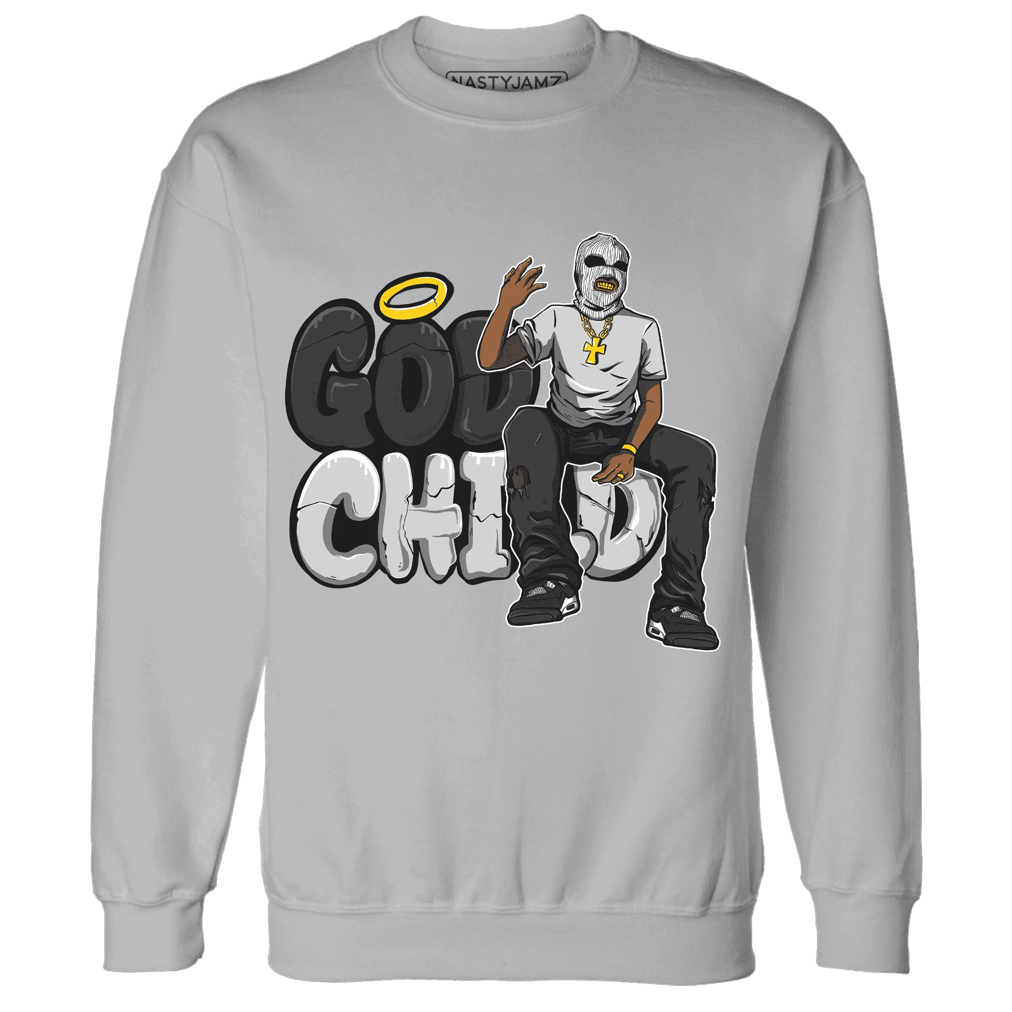 White-Thunder-4s-Sweatshirt-Match-God-Child