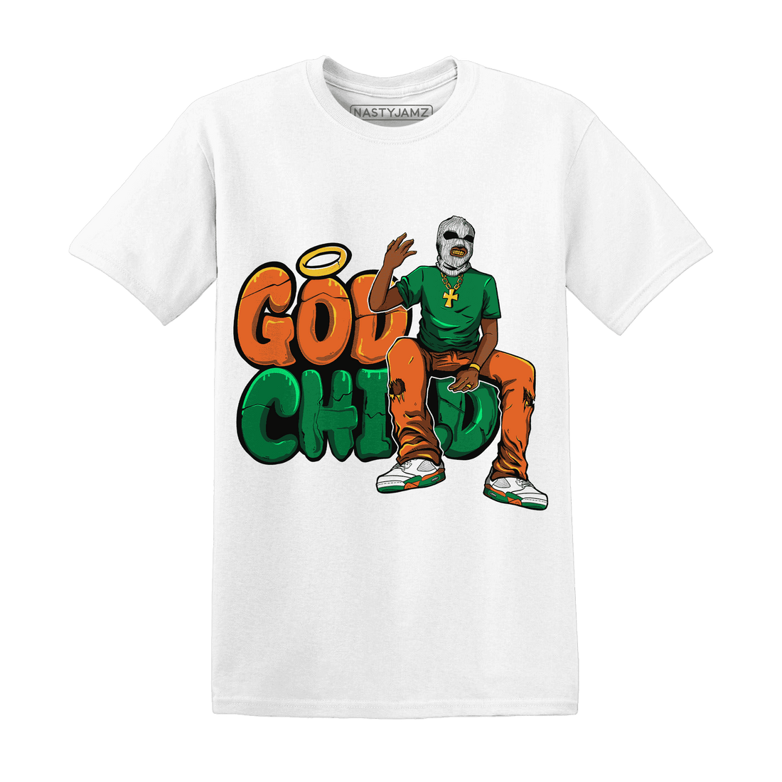 MAM Hurricanes 5s T Shirt Match God Child - NastyJamz