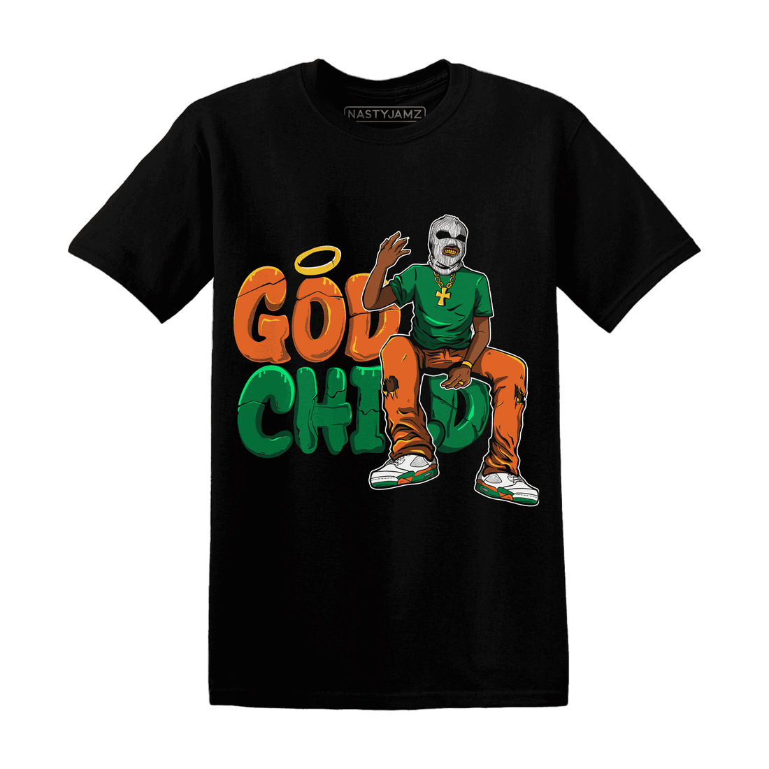 MAM Hurricanes 5s T Shirt Match God Child - NastyJamz