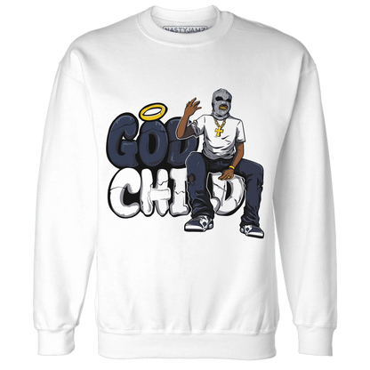 White-Navy-6s-Sweatshirt-Match-God-Child