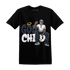 White-Navy-6s-T-Shirt-Match-God-Child