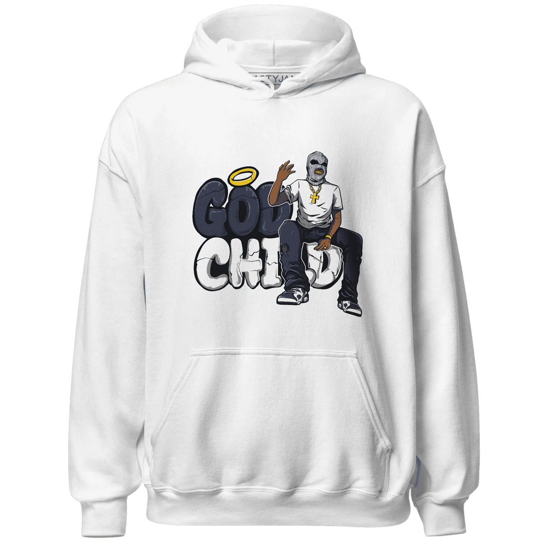 White-Navy-6s-Hoodie-Match-God-Child