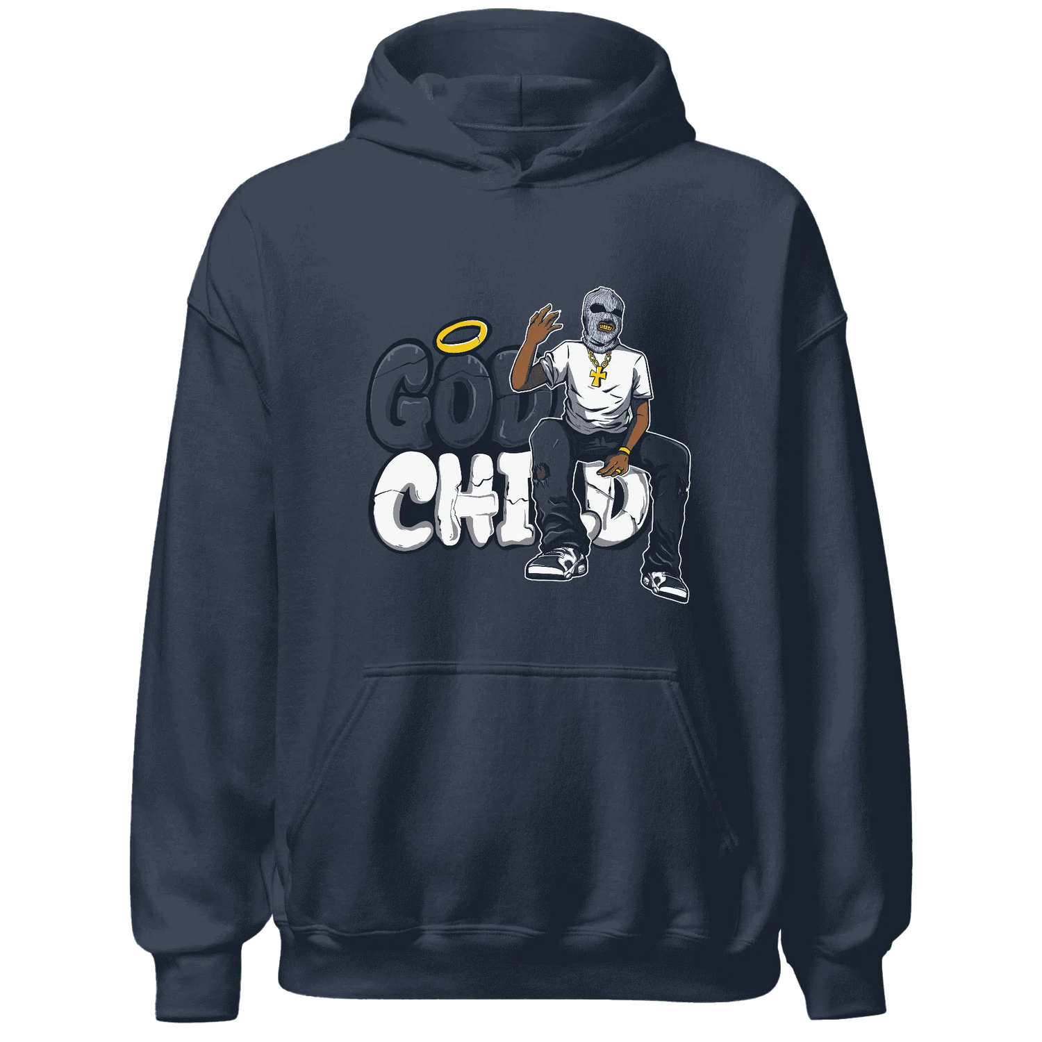 White-Navy-6s-Hoodie-Match-God-Child