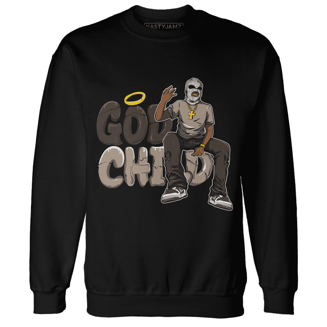 Dunk Low Baroque Brown Sweatshirt Match God Child - NastyJamz
