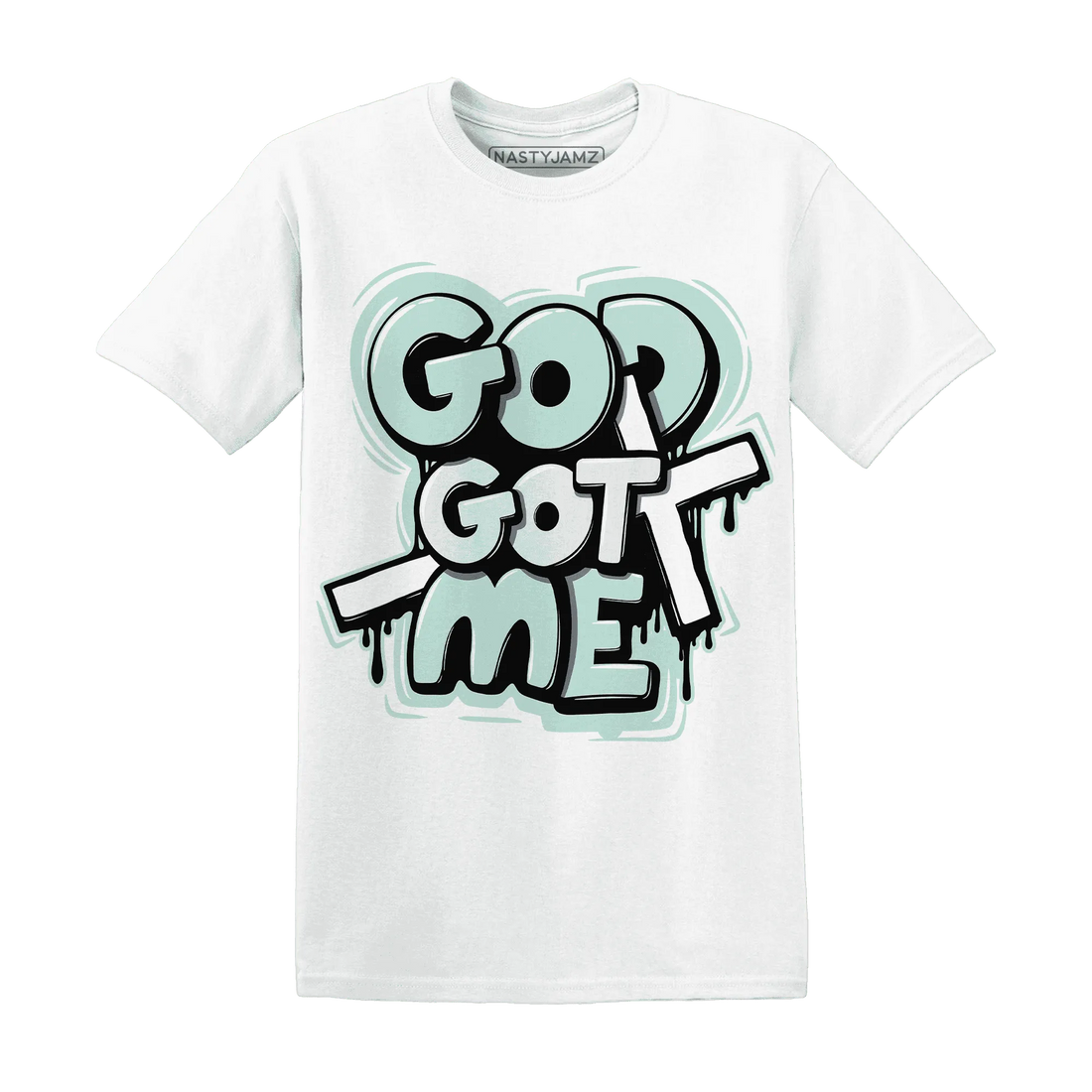 AF-1-Low-Jade-Ice-White-NastyJamz-T-Shirt-Match-God-Got-Me