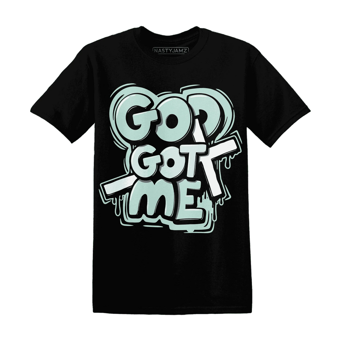 AF-1-Low-Jade-Ice-White-NastyJamz-T-Shirt-Match-God-Got-Me