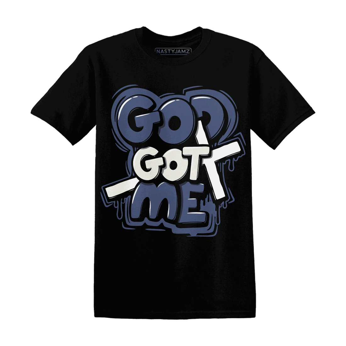 Low-Diffused-Blue-11s-T-Shirt-Match-God-Got-Me