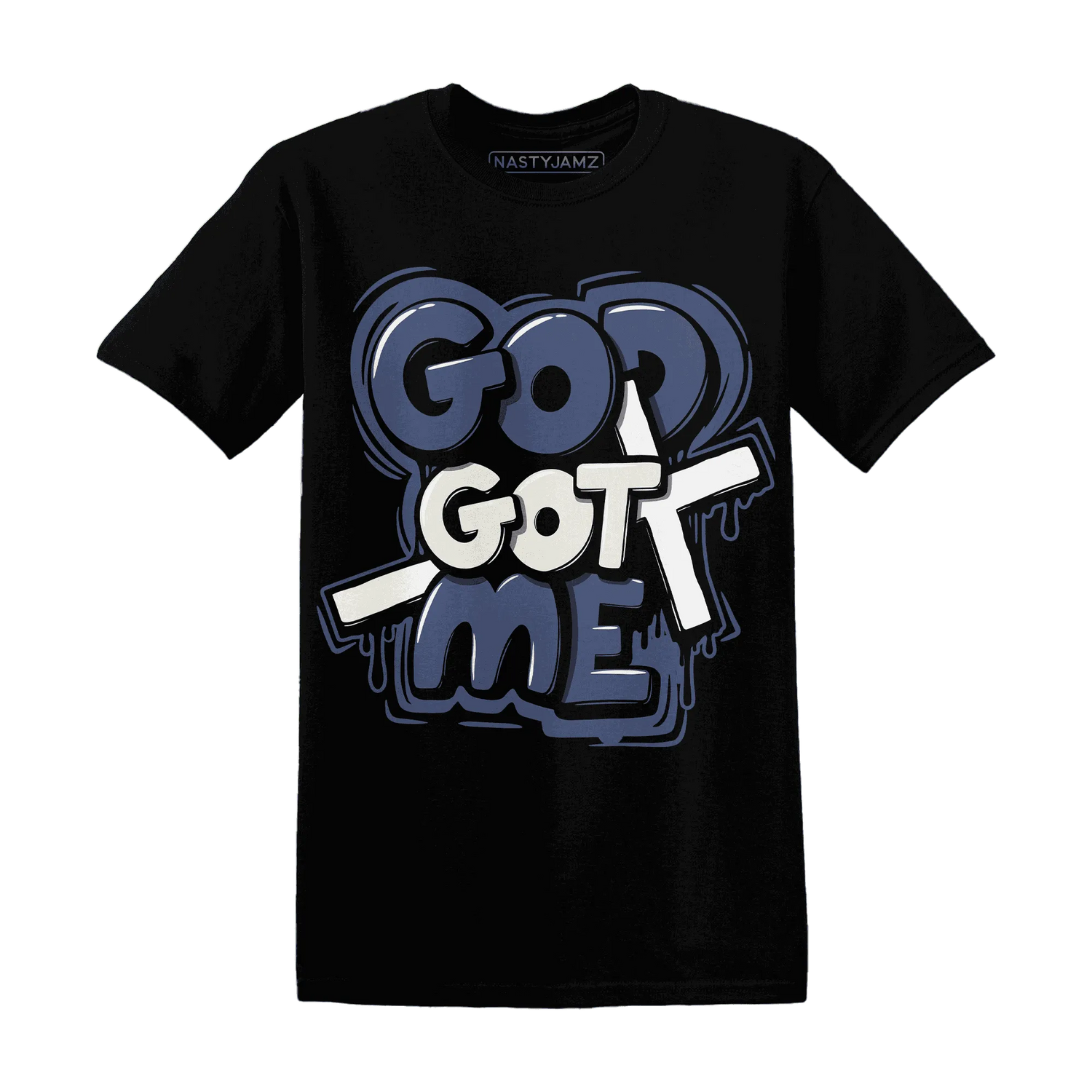 Low-Diffused-Blue-11s-T-Shirt-Match-God-Got-Me