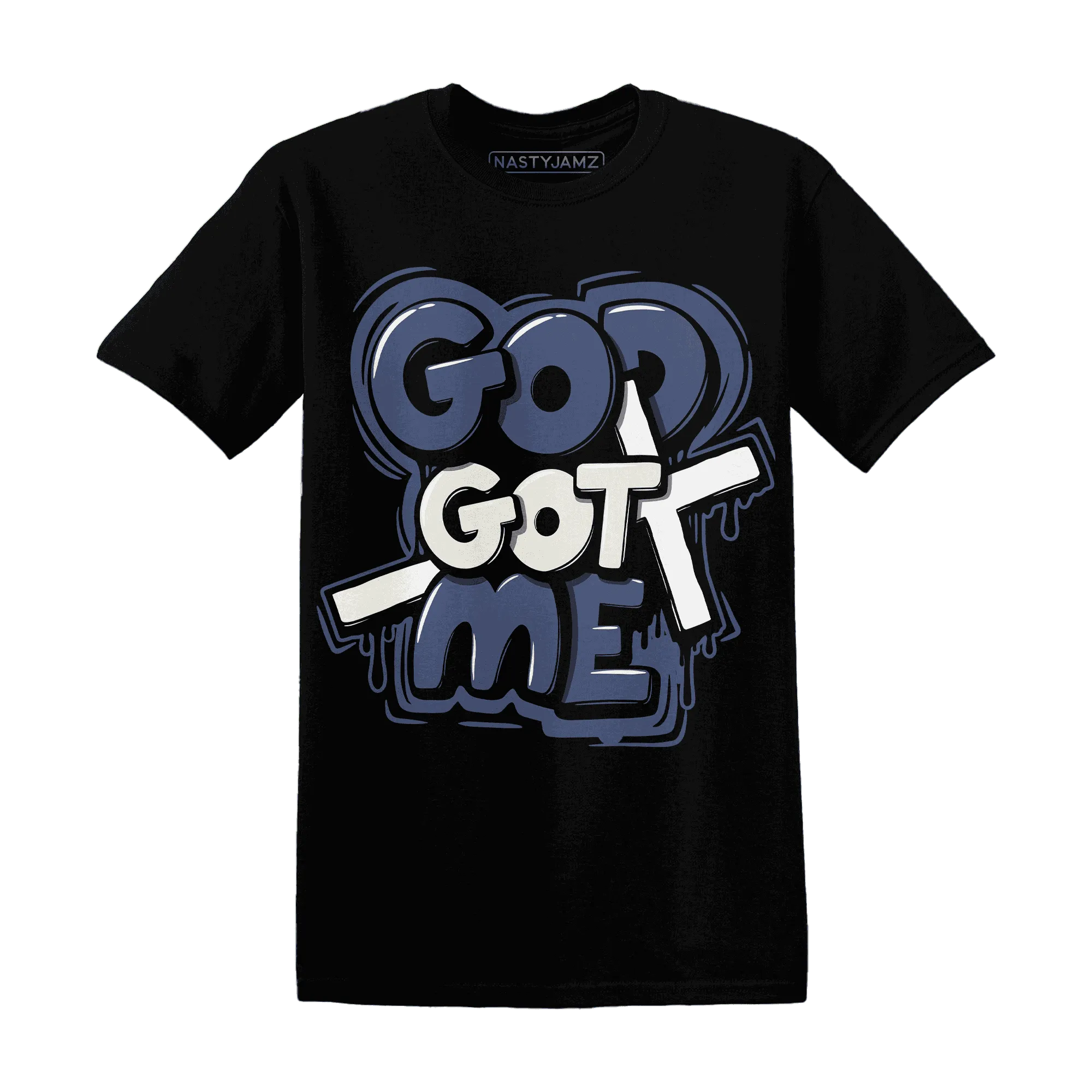Low-Diffused-Blue-11s-T-Shirt-Match-God-Got-Me