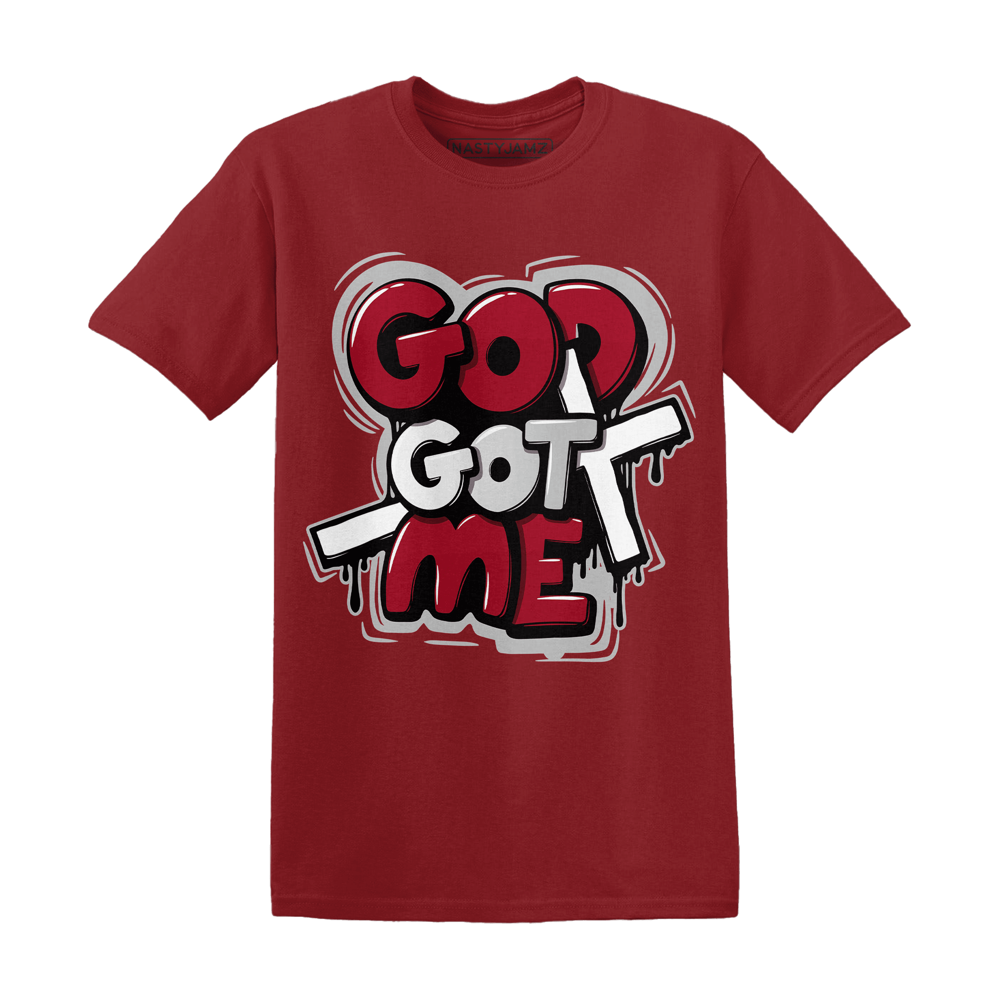 Retro Red Taxi 12s T Shirt Match God Got Me - NastyJamz