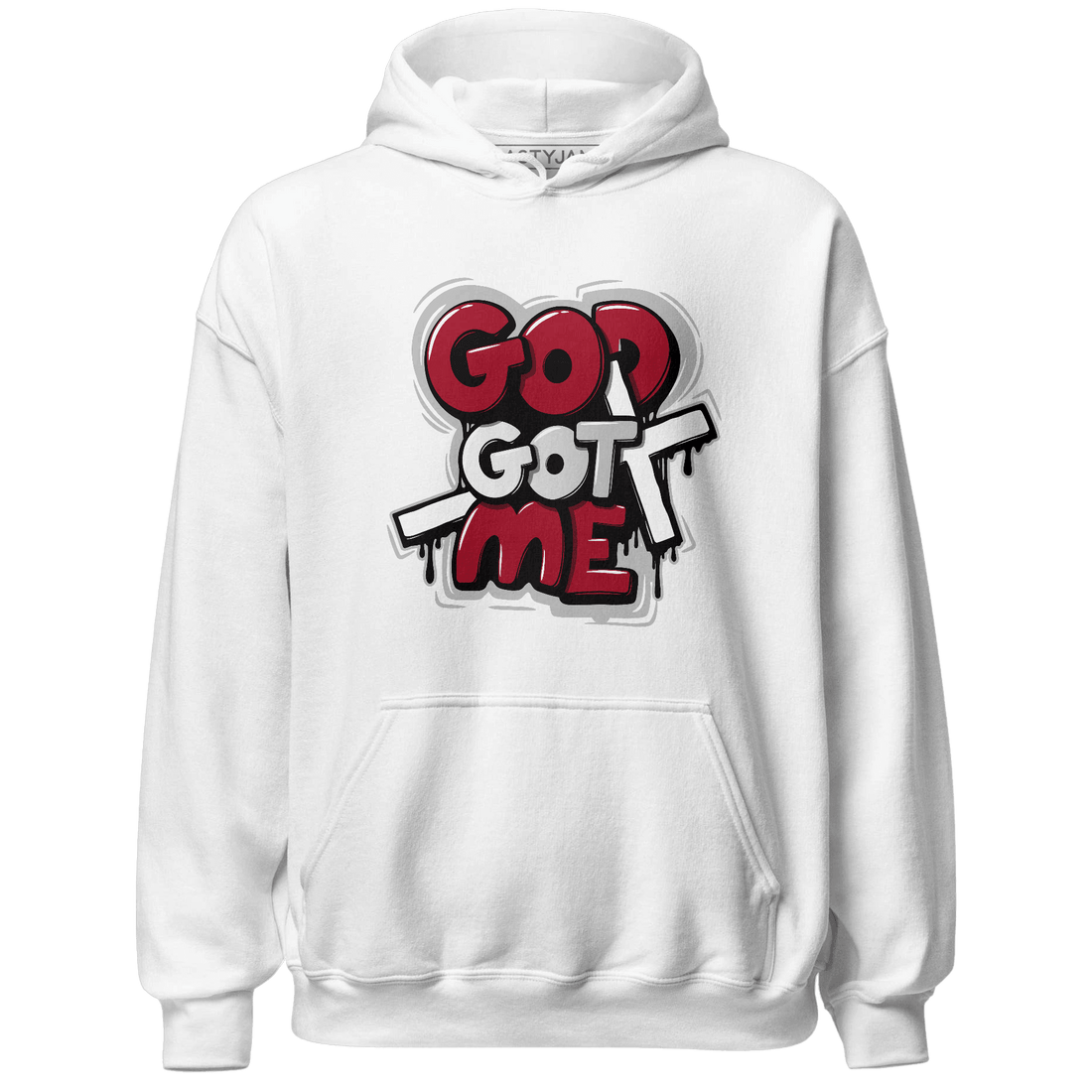 Retro Red Taxi 12s Hoodie Match God Got Me - NastyJamz