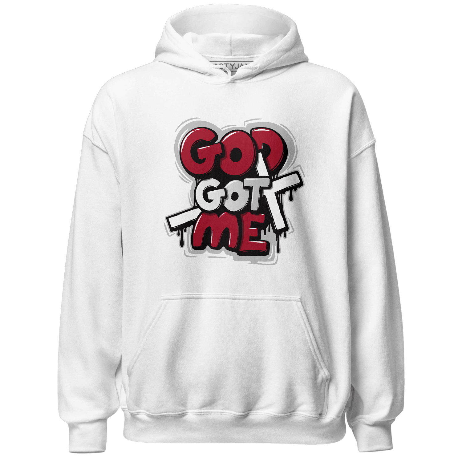 Retro Red Taxi 12s Hoodie Match God Got Me - NastyJamz