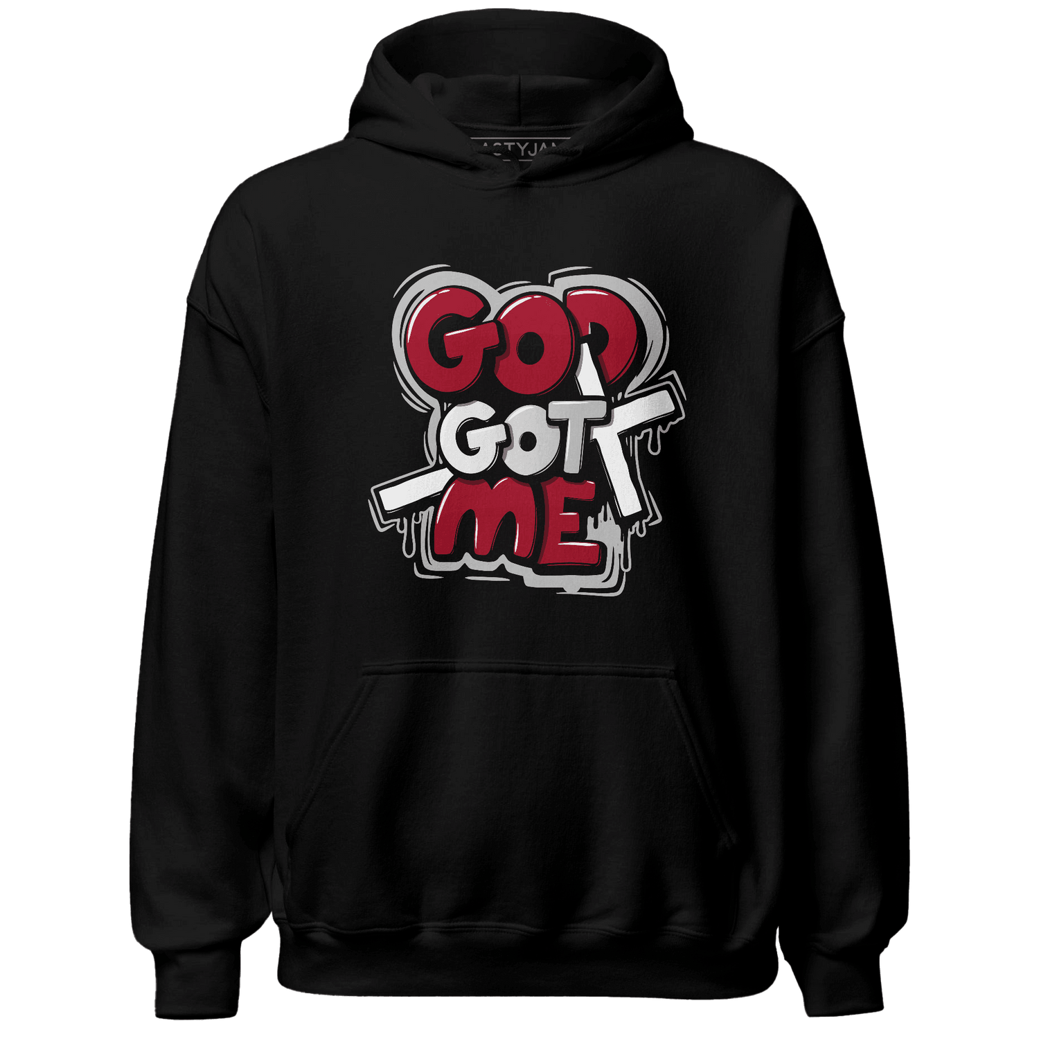 Retro Red Taxi 12s Hoodie Match God Got Me - NastyJamz