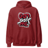Retro Red Taxi 12s Hoodie Match God Got Me - NastyJamz