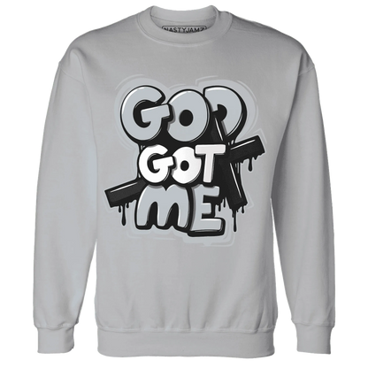 Wolf-Grey-12s-NastyJamz-Sweatshirt-Match-God-Got-Me