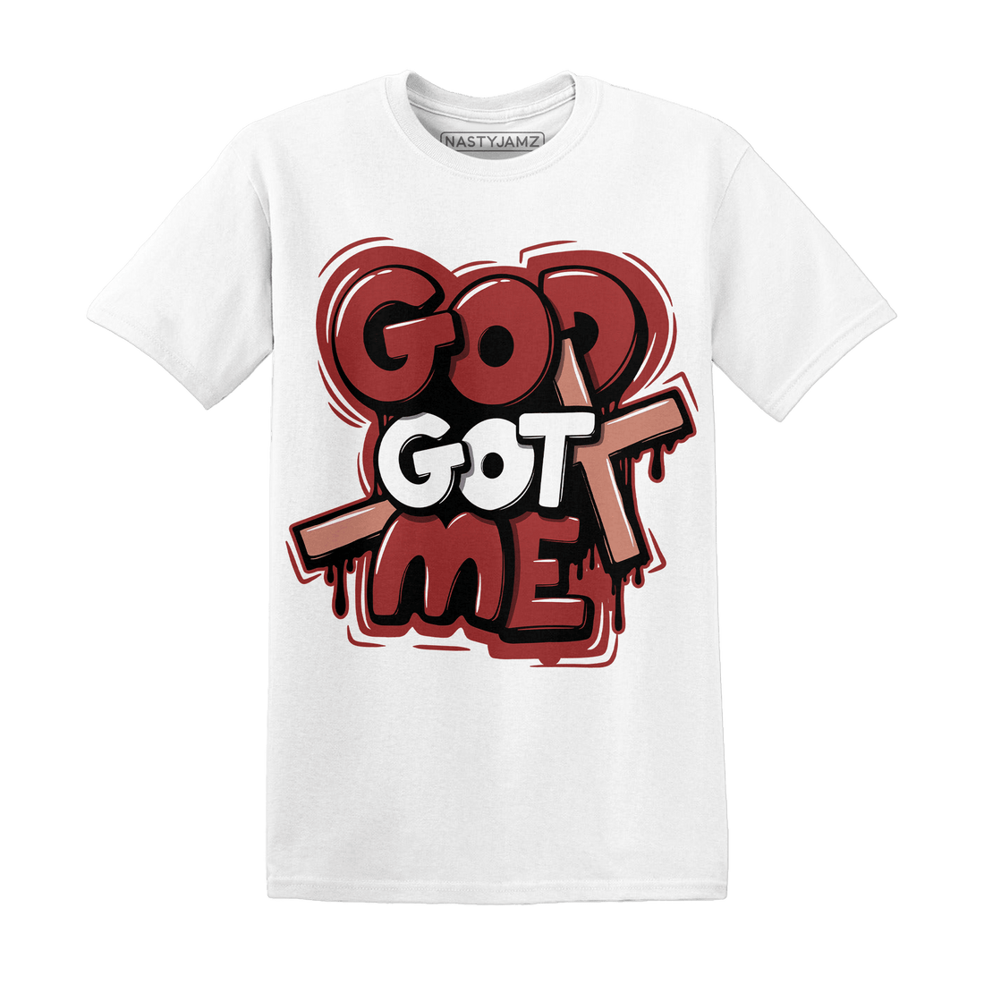 Dune Red 13s T Shirt Match God Got Me - NastyJamz
