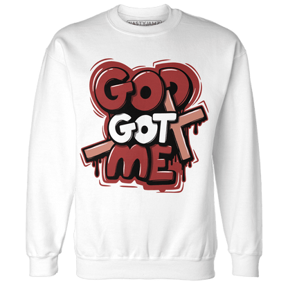 Dune Red 13s Sweatshirt Match God Got Me - NastyJamz