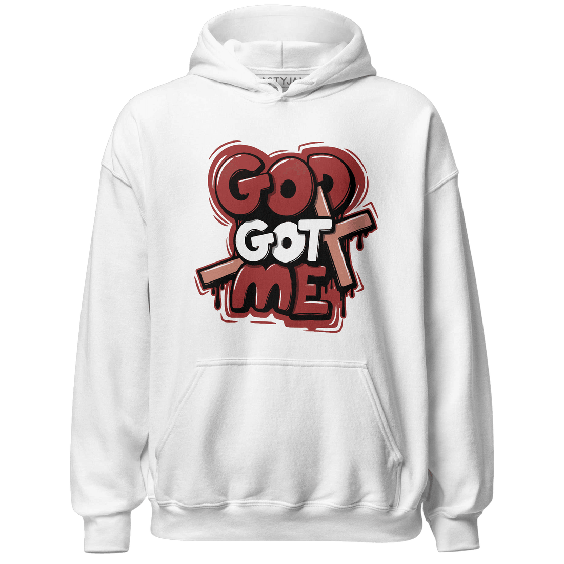 Dune Red 13s Hoodie Match God Got Me - NastyJamz