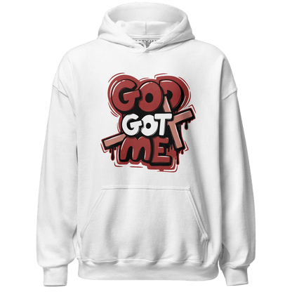 Dune Red 13s Hoodie Match God Got Me - NastyJamz