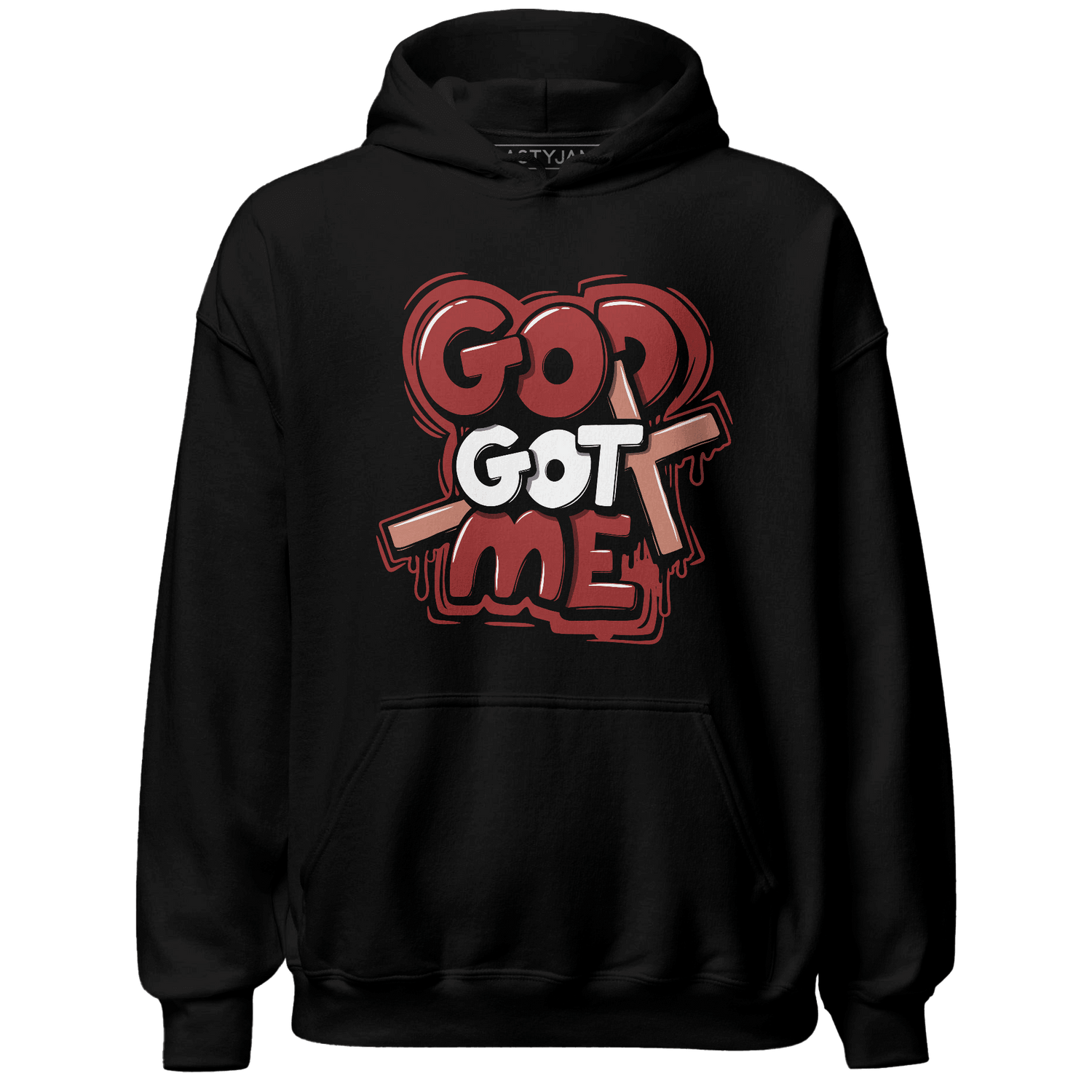 Dune Red 13s Hoodie Match God Got Me - NastyJamz
