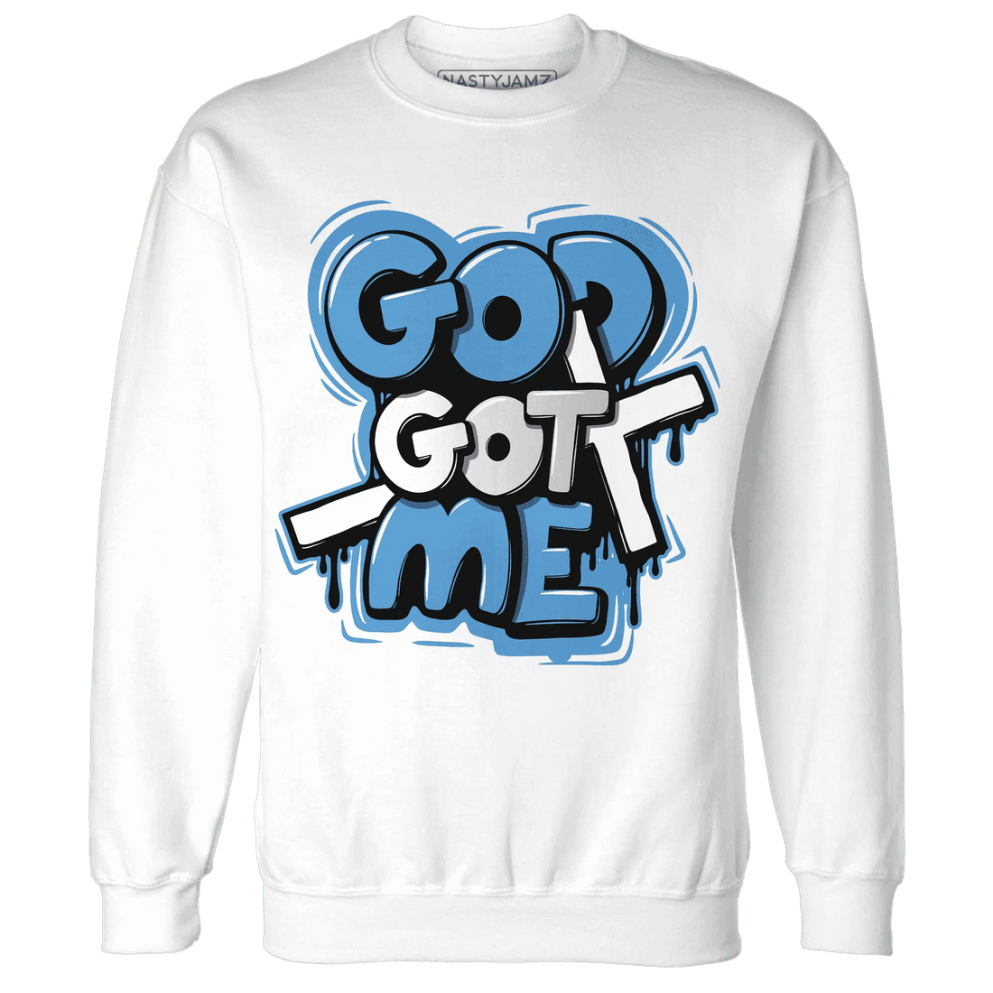 Carolina-Blue-Univercitii-17s-NastyJamz-Sweatshirt-Match-God-Got-Me