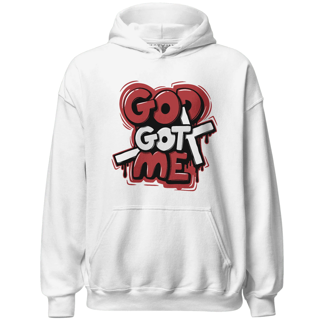 Black-Toe-Reimagined-Red-White-1s-Hoodie-Match-God-Got-Me